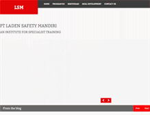 Tablet Screenshot of ladensafetymandiri.com